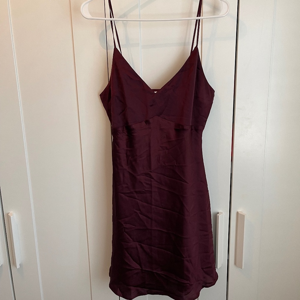 Abercrombie & Fitch - Silk Cowl Neck Dress (M)